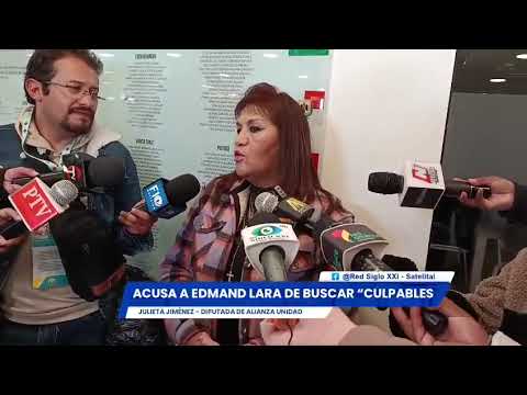 JIMÉNEZ ACUSA A EDMAND LARA DE BUSCAR “CULPABLES” Y NIEGA INJERENCIA POLÍTICA DE DORIA MEDINA