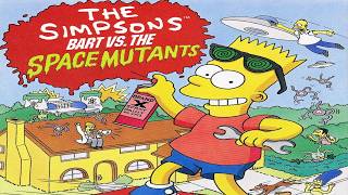 The Simpsons: Bart vs. the Space Mutants (NES-NA Version) Full Game Session 📺🕶️👽
