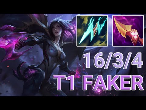 T1 Faker Kai'Sa Mid VS Ezreal | KR GrandMaster Patch 13.12