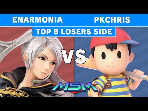 MSM Online 29 - Enarmonia (Robin) Vs. PKChris (Ness) Top 8 Losers Side - Smash Ultimate