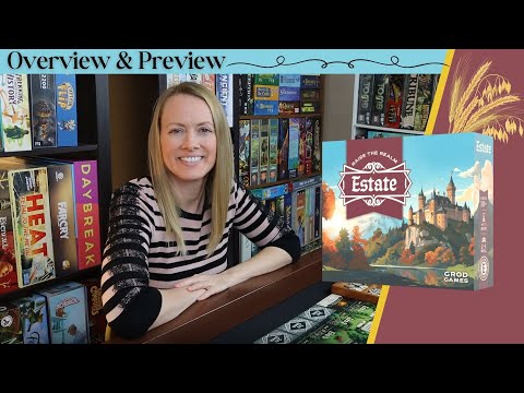 ESTATE: RAISE THE REALM | Overview & Kickstarter Preview of this Light Weight Strategy Game