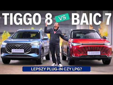Chery Tiggo 8 Plug-in vs BAIC Beijing 7 LPG – Chińskie SUV-y, które spalają grosze?! Test 2025