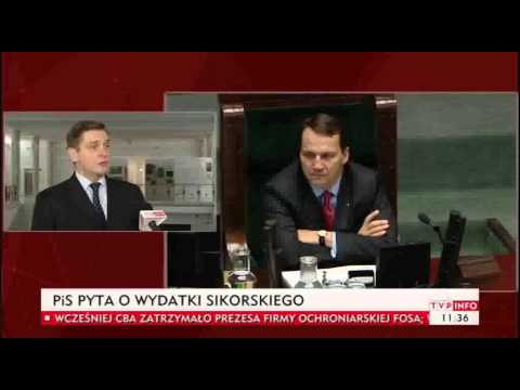 Gdzie Sikorski 80 tys zł wyjeździł prywatnym samochodem