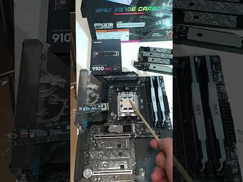 Так нельзя ставить SSD под радиатор? Samsung 9100 PRO и MSI MPG X870E CARBON WIFI.