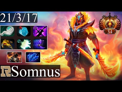 RNG.Somnus - Ember Spirit | Midlane Gameplay Dota 2 Patch 7.31d