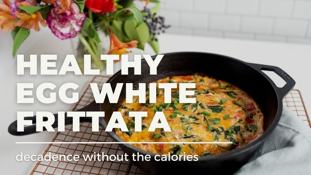 Healthy Egg White Frittata Breakfast Recipe | The Hurried Hostess