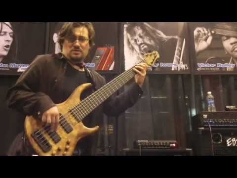 Etienne Mbappé & Eddy Khaimovich at NAMM 2012, EBS Booth - Footprints, Part 1