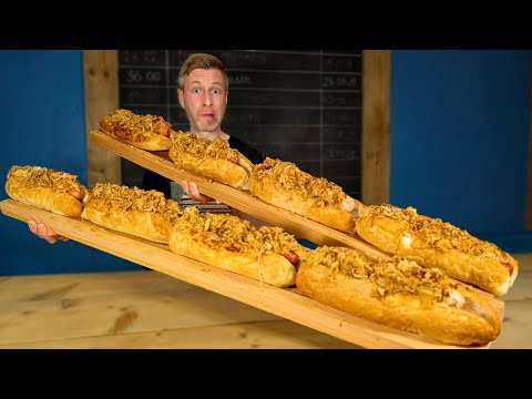 "STEIN DOG" TWO YARD HOT DOG CHALLENGE