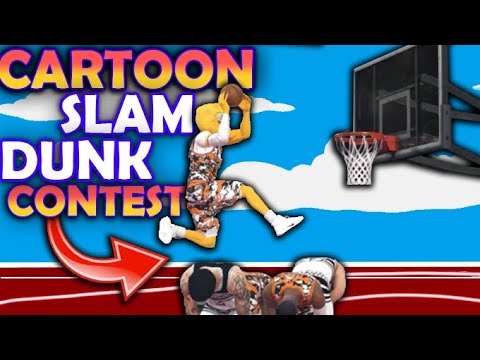NBA CARTOON SLAM DUNK CONTEST NBA 2K21! CARTOON ALL-STAR  EVENT!! SPONGEBOB, SCOOBY DOO, SHAGGY...