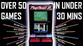 Over 50 Nintendo Play Choice Arcade Games In Under 30 Minutes