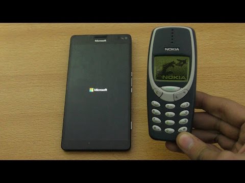 Nokia 3310 vs Microsoft Lumia 950XL - Which is Faster? (4K)