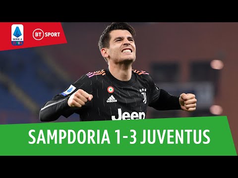 Sampdoria v Juventus (1-3) | Morata Double Sees Juve Maintain Title Challenge | Serie A Highlights