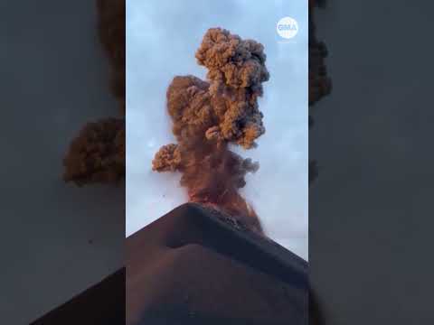 Tourists flee after volcano erupts in Guatemala