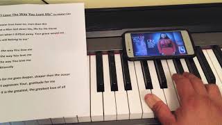 I love the way you love me by Jekalyn carr chords