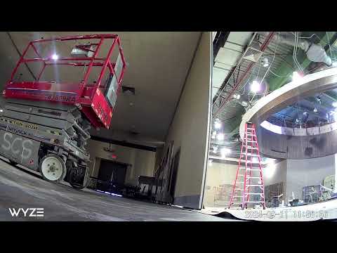 Bnai shalom Construction right side soffit build 9/11