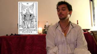 11. Justice - Upright and Reversed