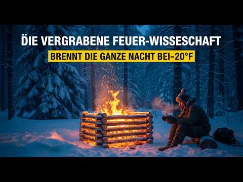 Experten nannten es primitiv – bis dieses mittelalterliche Feuer bei -20°F die ganze Nacht brannte