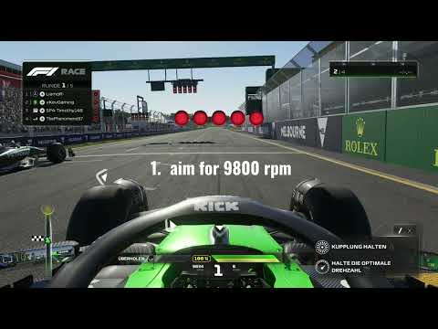 Start Tutorial | How to start perfect in F1 24
