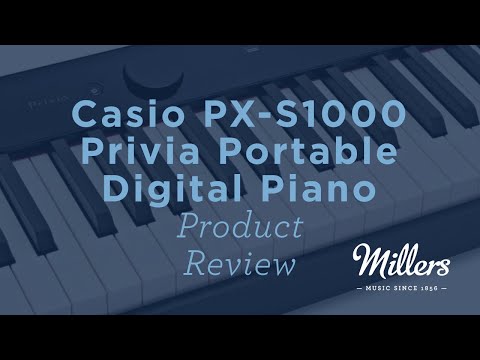 Casio PX-S1000 Privia Portable Digital Piano Review & Demo