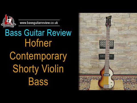 Hofner Contemporary Series Shorty Violin Bass - Burst Finish image 14