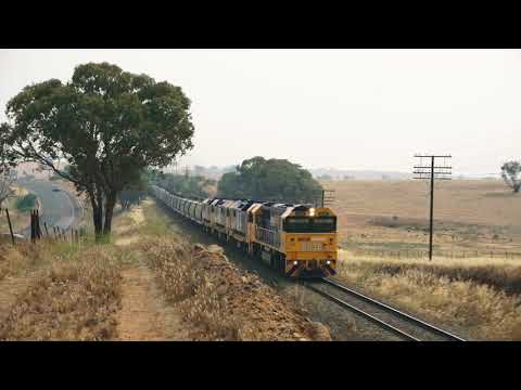 12,000hp Australian Grain Train!