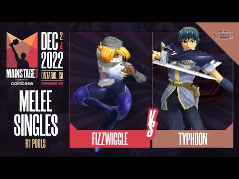 Fizzwiggle (Sheik) vs Typhoon (Marth) - Melee Singles Pools Winners Quarter-Final  - Mainstage 2022