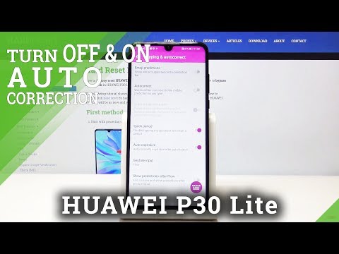 How to Activate SwiftKey Autocorrection on Huawei P30 Lite