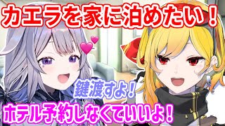 カエラが日本に来たら、家に泊めたいビブーさん【ホロライブ切り抜き/古石ビジュー/カエラ・コヴァルスキア】