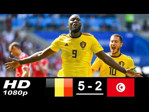 Belgium vs Tunisia 5 - 2 All Goals & Highlights WORLD CUP 23/06/2018 HD