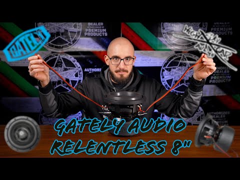 Gately Audio Relentless 8" Subwoofer