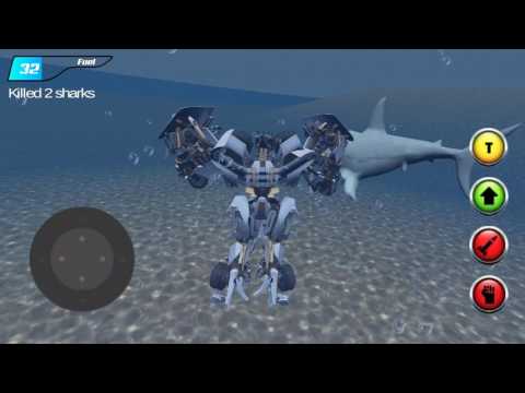 ► X Robot Car Shark Water By Omsk Games - Android Gameplay