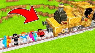 FIZ ESSE TREM PRA TROLAR MEUS AMIGOS NO MINECRAFT