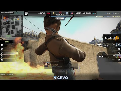 Funny Counter-Logic Gaming vs KKona (bo3) CEVO Gfinity s9 Pro League