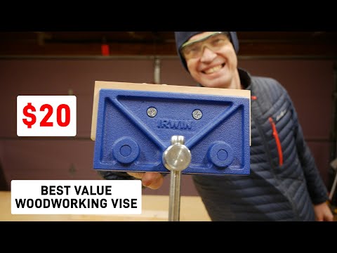 Irwin Vise Install and Dog Hole Workbench Upgrade