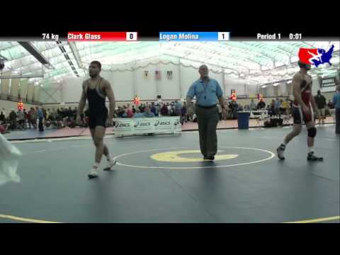 Clark Glass vs. Logan Molina at 2013 ASICS University Nationals - FS