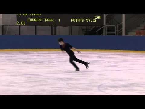 ISU JGP Volvo Cup 2011 - Junior Men Free Skating - 19 - He ZHANG