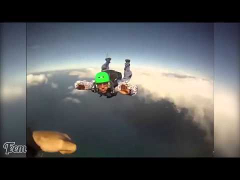 Friday Freakout: Scary Skydiving Accident — AFF Student's Pilot Chute In Tow