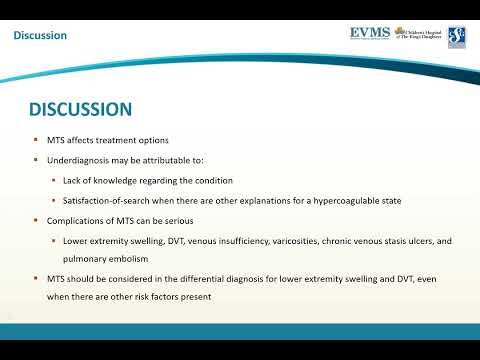 Thumbnail image of video presentation for May-Thurner Syndrome Diagnosed in a Young Male: Case Report