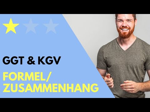 ggT & kgV Zusammenhang Formel, größter gemeinsamer Teiler & kleinstes gemeinsames Vielfaches