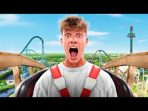 Ich fahre zum 1. Mal Achterbahn