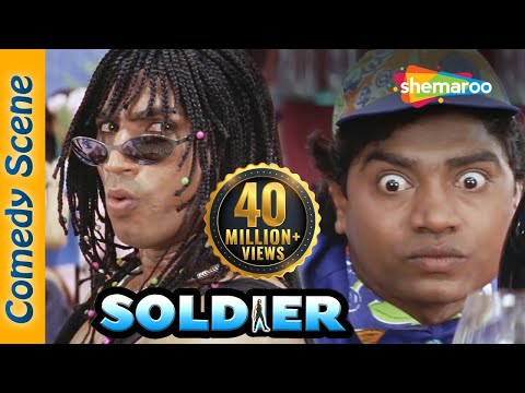 Superhit Comedy Scene – Soldier Movie – Bobby Deol – Preity Zinta – Johnny Lever – Indian Comedy