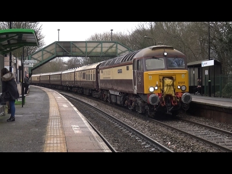 57312 57305 Old Hill, 02/02/17 Northern Belle ecs