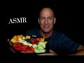 ASMR FRESH FRUIT PLATTER EATING SOUNDS SOFT SPOKEN