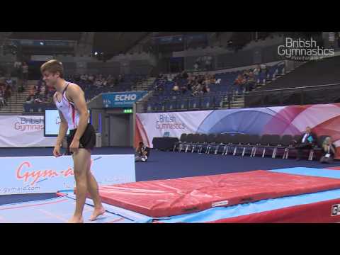 Kristof Willerton - Tumbling - 2014 British Championships - GOLD