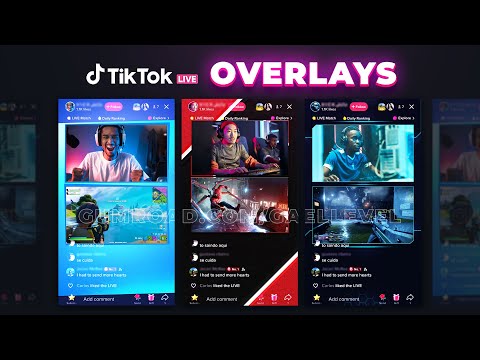 FREE Tiktok Live Overlays for Live Studio or OBS Studio