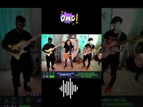 Tosin Abasi, Herman Li & Tim Henson Guitar Solo Collaboration 🎸🤩. #shortsvideo