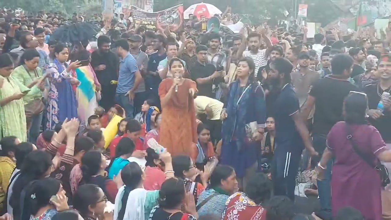 Protest by Hindus in Dhaka Bangladesh