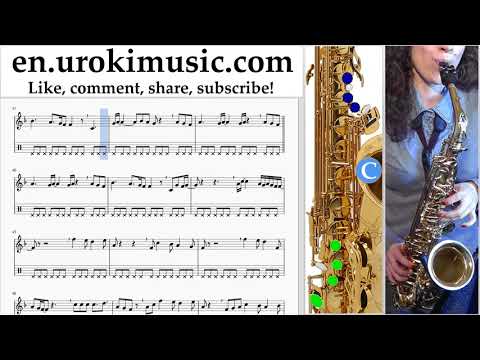 Saxophone lessons (Alto) Ed Sheeran - Perfect Sheet Music Tutorial um-i352