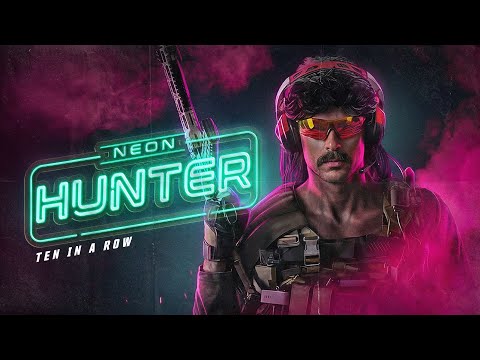 DR DISRESPECT - WARZONE - NEON HUNTER