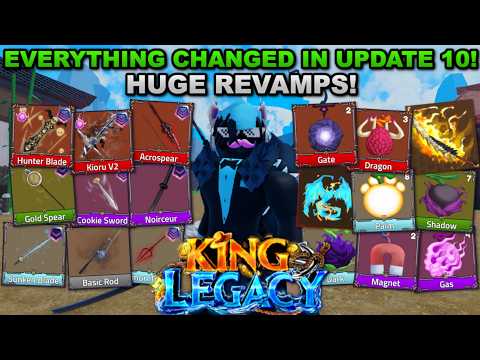 Everything That Changed In Update 10 of Roblox King Legacy... Heres What They Did!
